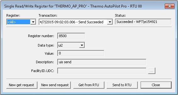 Single-Element Data Group Dialog Box for the Thermo EIE